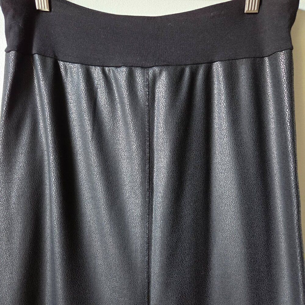 EUC LIKE NEW KAREN KANE BLACK LEATHER LIKE MAXI SKIRT SIZE SMALL - Picture 5 of 16